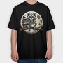 Racoon Noodles, Tricou Oversize Barbati (Unisex)