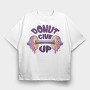 Donut Give Up, Tricou Oversize Barbati (Unisex)