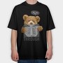 Teddy X Ray Vibes, Tricou Oversize Barbati (Unisex)