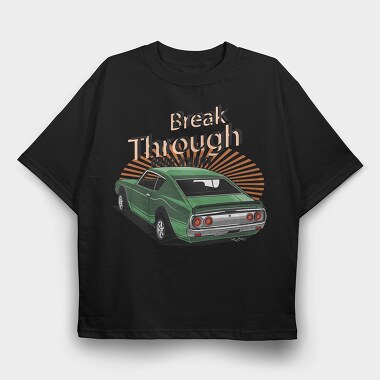 nissan skyline gt r, Tricou Oversize Barbati (Unisex)