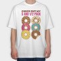 Donuts Pack, Tricou Oversize Barbati (Unisex)