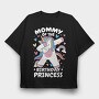 Mommy of the Birthday Princess, Tricou Oversize Barbati (Unisex)