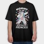 Mommy of the Birthday Princess, Tricou Oversize Barbati (Unisex)
