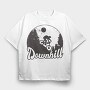 Downhill Monochrome, Tricou Oversize Barbati (Unisex)
