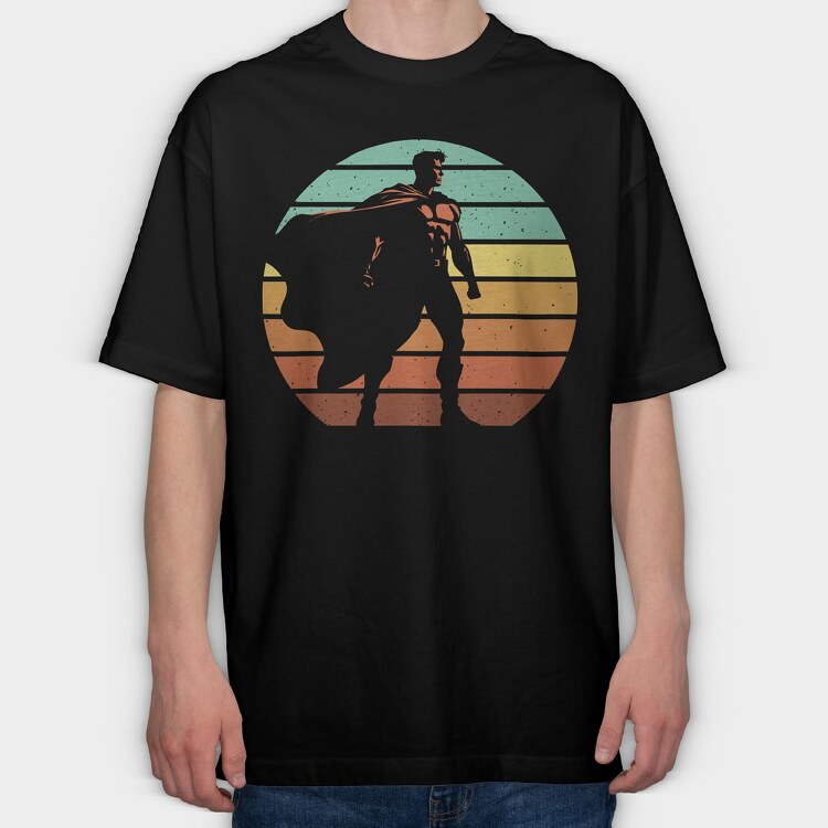 Super Papa, Tricou Oversize Barbati (Unisex)