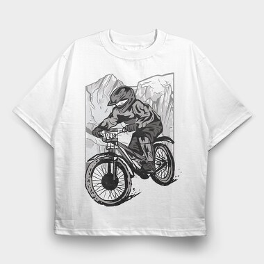 Downhill, Tricou Oversize Barbati (Unisex)