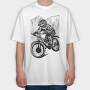 Downhill, Tricou Oversize Barbati (Unisex)
