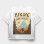 Hiking Is My Escape From Reality, Tricou Oversize Barbati (Unisex)