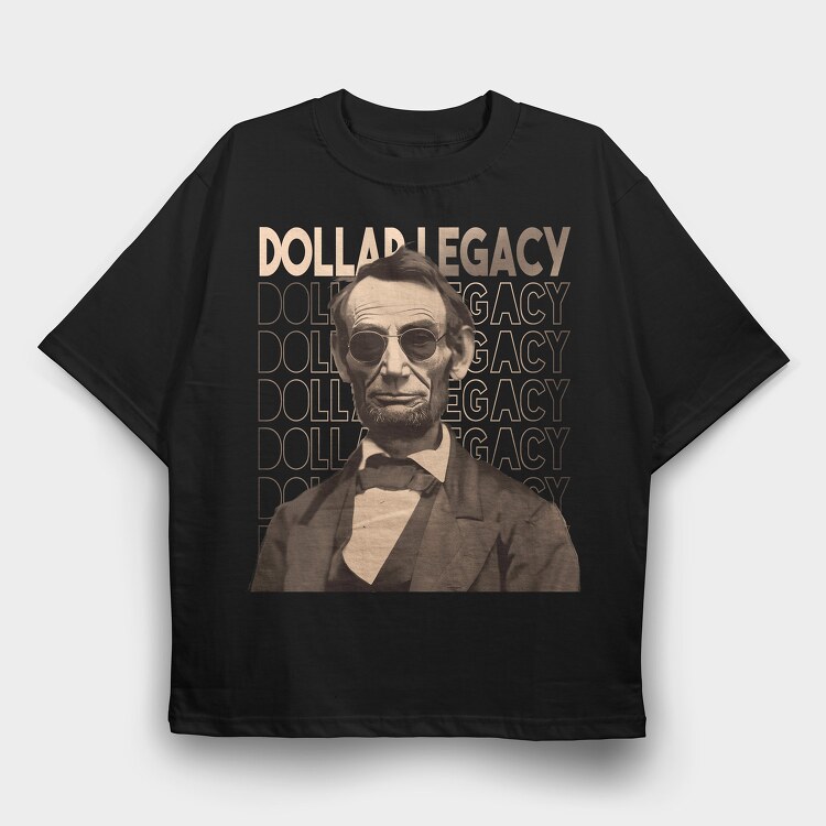 Money Abraham Glasses, Tricou Oversize Barbati (Unisex)