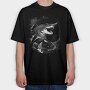 Realistic Goblin Shark, Tricou Oversize Barbati (Unisex)