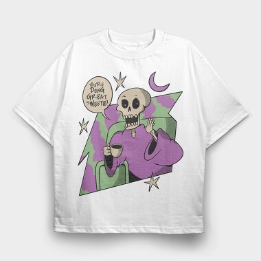 Supportive Skeleton Doing Great, Tricou Oversize Barbati (Unisex)