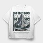 Hiking Journey, Tricou Oversize Barbati (Unisex)