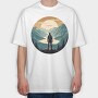 Hiking Nature Mountain, Tricou Oversize Barbati (Unisex)