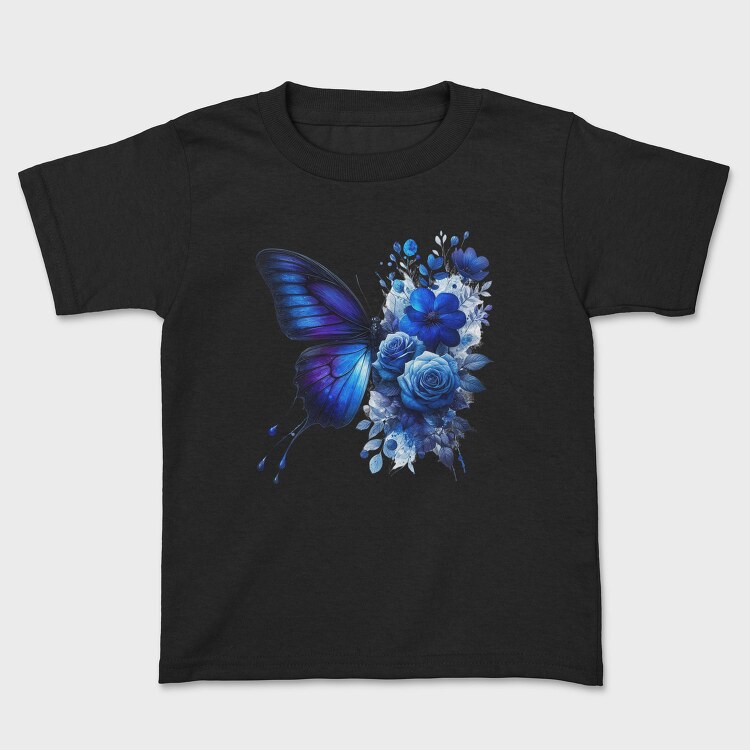 Blue Butterfly Roses, Tricou Copii