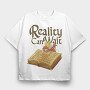 Reality Can Wait, Tricou Oversize Barbati (Unisex)