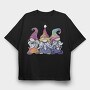 Hippie Gnomes Pastel, Tricou Oversize Barbati (Unisex)