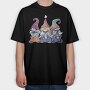 Hippie Gnomes Pastel, Tricou Oversize Barbati (Unisex)