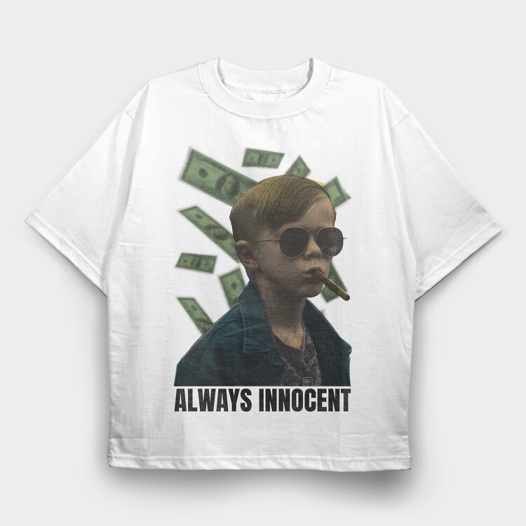 Always Innocent, Tricou Oversize Barbati (Unisex)