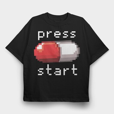 Red Pill Gamer, Tricou Oversize Barbati (Unisex)