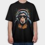Monkey Dj, Tricou Oversize Barbati (Unisex)