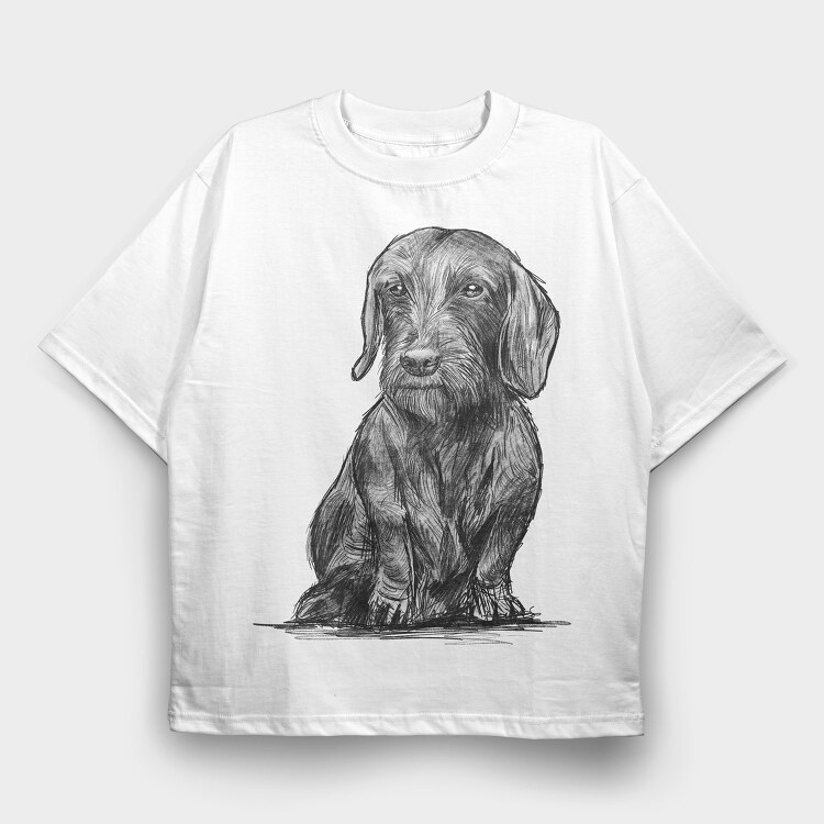 Sussage Dog, Tricou Oversize Barbati (Unisex)