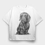 Sussage Dog, Tricou Oversize Barbati (Unisex)