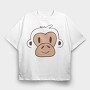 Monkey Face, Tricou Oversize Barbati (Unisex)