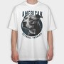 American Bull Terrier, Tricou Oversize Barbati (Unisex)