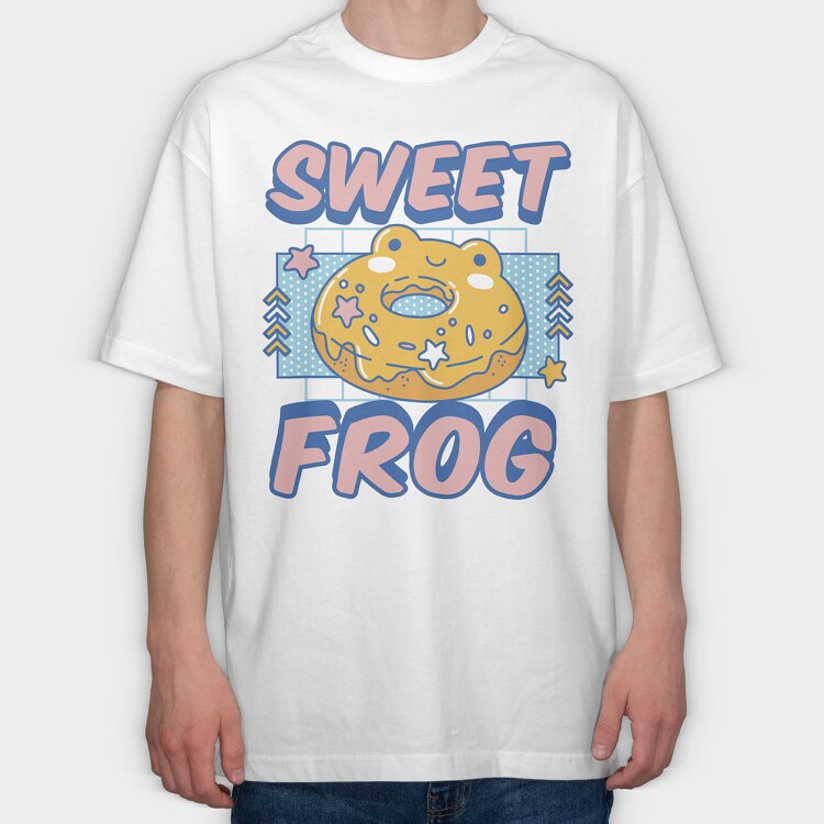 Sweet Frog, Tricou Oversize Barbati (Unisex)