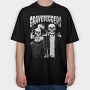 American Gothic Skull, Tricou Oversize Barbati (Unisex)