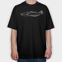 Monochrome Catfish, Tricou Oversize Barbati (Unisex)