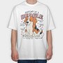 Anatomy of a Beagle, Tricou Oversize Barbati (Unisex)