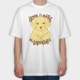 Home Is Where My Labrador Is, Tricou Oversize Barbati (Unisex)