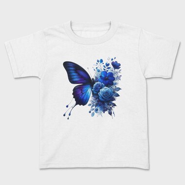 Blue Butterfly Roses, Tricou Copii