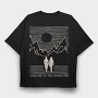 Take Me to the Mountain Monochrome, Tricou Oversize Barbati (Unisex)