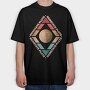 Reinstate Pluto, Tricou Oversize Barbati (Unisex)
