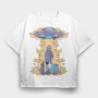 Take Me With You Ufo, Tricou Oversize Barbati (Unisex)