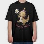 Birthday Dino Party, Tricou Oversize Barbati (Unisex)