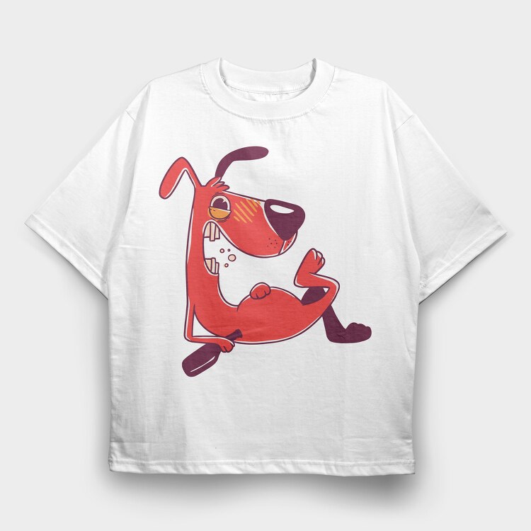 Drunk Dog, Tricou Oversize Barbati (Unisex)