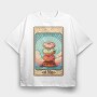 Tarot Card the Donut, Tricou Oversize Barbati (Unisex)
