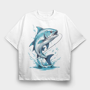 Tarpon Fish, Tricou Oversize Barbati (Unisex)
