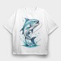 Tarpon Fish, Tricou Oversize Barbati (Unisex)