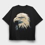 Eagle Portrait, Tricou Oversize Barbati (Unisex)