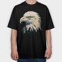 Eagle Portrait, Tricou Oversize Barbati (Unisex)