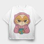 Angry Cat Coffee, Tricou Oversize Barbati (Unisex)
