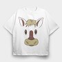 Horse Face, Tricou Oversize Barbati (Unisex)