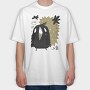 Moody Birds, Tricou Oversize Barbati (Unisex)