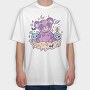Teddybear Creepy Kawaii, Tricou Oversize Barbati (Unisex)