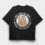Cats Make Me Happy, Tricou Oversize Barbati (Unisex)