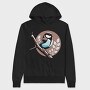 Chickadee Branch Circle, Hanorac Oversize Barbati (Unisex)